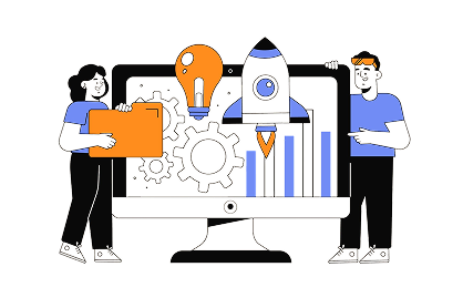 Image du stockage cloud sur un ordinateur